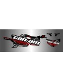 Kit decoration LightNing Edition (Red) - Idgrafix - Can Am Maverick SPORT