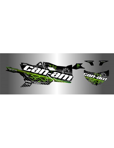 Kit decoration LightNing Edition (Green) - Idgrafix - Can Am Maverick SPORT