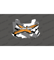 Kit de decoración de CAMUFLAJE DIGITAL de Naranja Puede Am - seguro AV BRP