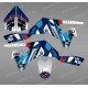 Kit décoration Pics Bleu - IDgrafix - Suzuki  LTR 450 - Idgrafix