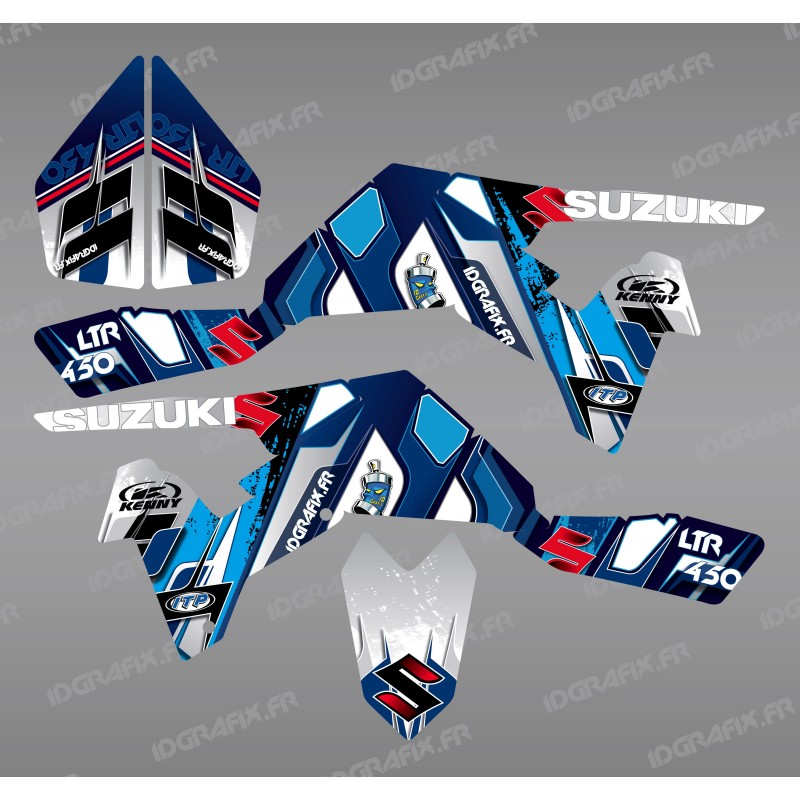 Kit de decoración de Selecciones Azul - IDgrafix - Suzuki LTR 450