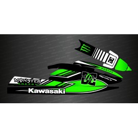 Kit de décoration Monstruo DC (verde) para la Kawasaki SX-SXR-SXI 750 -idgrafix