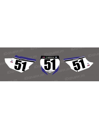 Kit décoration Plaque Numéro Barcia Edition - Yamaha YZ/YZF