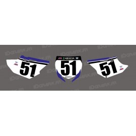 Kit decoration Plate Number, Barcia Edition - Yamaha YZ/YZF - IDgrafix