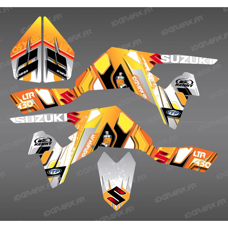 Kit dekor Pics Gelb - IDgrafix - Suzuki LTR 450