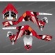 Kit décoration Pics Rouge - IDgrafix - Suzuki  LTR 450 - Idgrafix