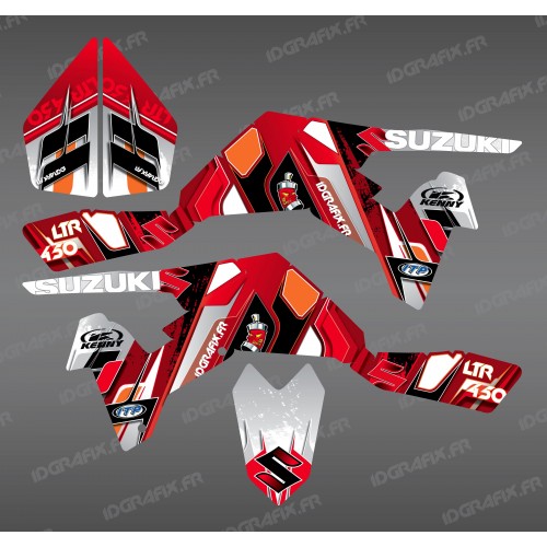 Kit decoration Pics Red - IDgrafix - Suzuki LTR 450