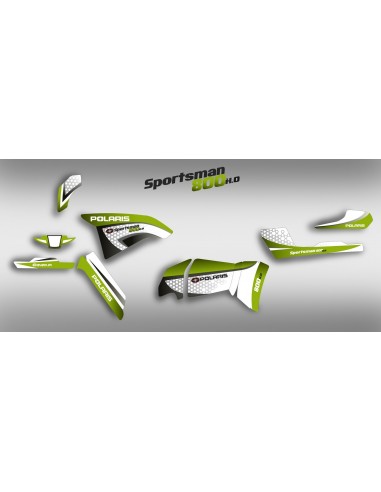 Kit décoration Vert Limited Series - IDgrafix - Polaris 800 Sportsman