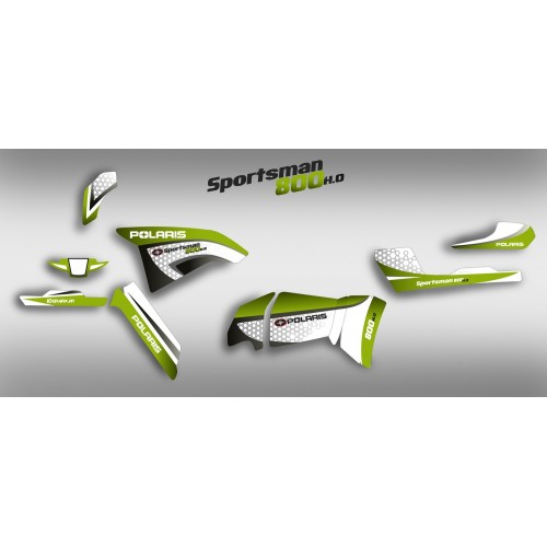 Kit decoration Green Limited Series - IDgrafix - Polaris 800 Sportsman