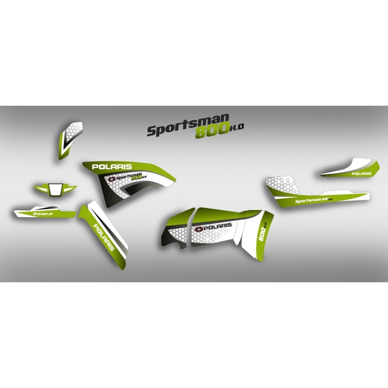 Kit décoration Vert Limited Series  - IDgrafix - Polaris 800 Sportsman - Idgrafix