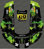 Sticker Monster edition (Green) - Robot mower Husqvarna AUTOMOWER