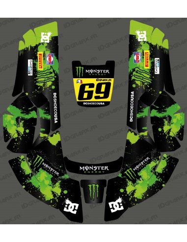 Adesivo Edizione Monster (Verde) - Rasaerba robotizzato Husqvarna AUTOMOWER - Idgrafix