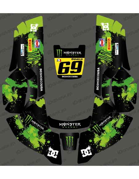 Adesivo Monster edition (Verde) - Robot rasaerba Husqvarna AUTOMOWER