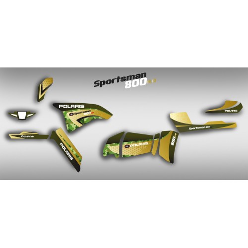Kit décoration CAMO Limited Series  - IDgrafix - Polaris 800 Sportsman 