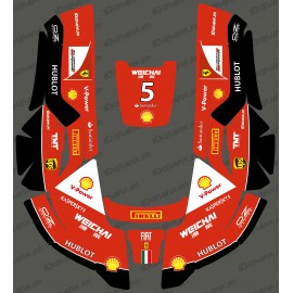 Aufkleber F1 Scuderia edition - Roboter, mähen Husqvarna AUTOMOWER -idgrafix