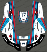 Sticker F1 Williams edition - Husqvarna AUTOMOWER robotic mower - Idgrafix