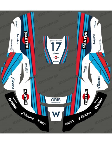 Adhesiu F1 Williams edition - tallagespa robòtica Husqvarna AUTOMOWER - Idgrafix