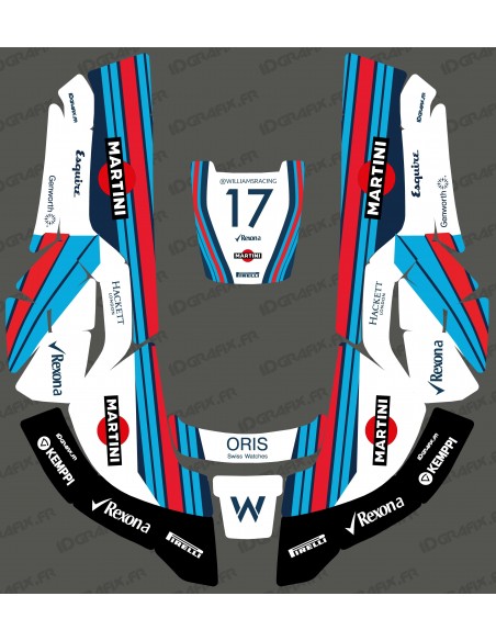 Sticker F1 Williams edition - Robot de tonte Husqvarna AUTOMOWER -  Idgrafix Sticker F1 Williams edition - Robot de tonte Husqvarna AUTOMOWER -  Idgrafix