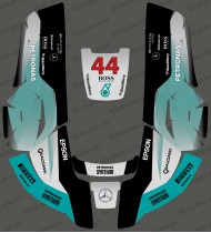 Pegatinas de F1 Mercedes edición - Robot cortacésped Husqvarna AUTOMOWER