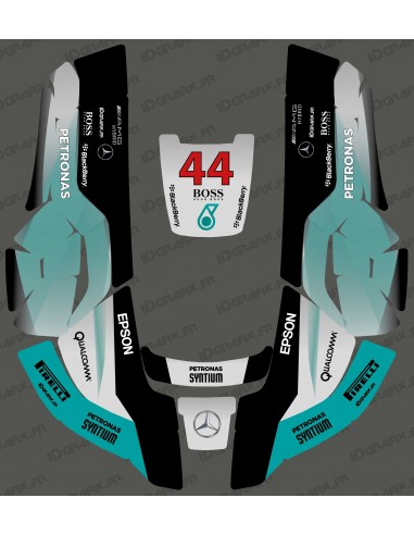 Sticker F1 Mercedes 2021 edition - Robot de tonte Husqvarna AUTOMOWER
