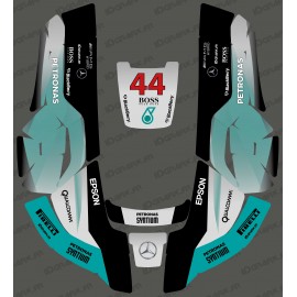 Aufkleber F1 Mercedes edition - Roboter, mähen Husqvarna AUTOMOWER -idgrafix