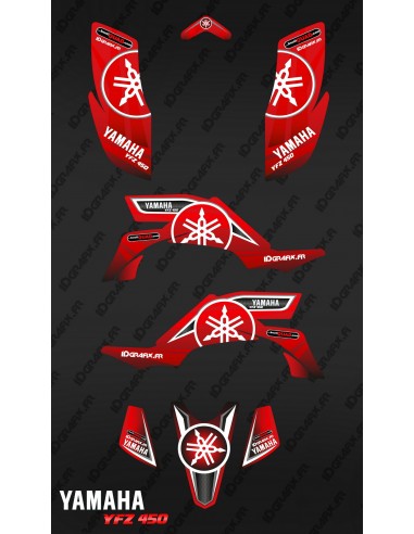 Kit decoration Karbonik Red - IDgrafix - Yamaha YFZ 450