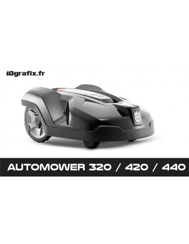 F1 Mercedes 2021 edition sticker - Husqvarna AUTOMOWER robotic mower - Idgrafix