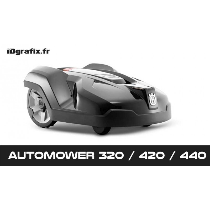 HUSQVARNA 305 308 310 320 Rasenmäher Roboter Augen ~ Aufkleber Sticker decal 