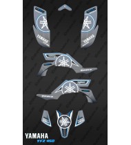 Kit dekor Karbonik Grau - IDgrafix - Yamaha YFZ 450