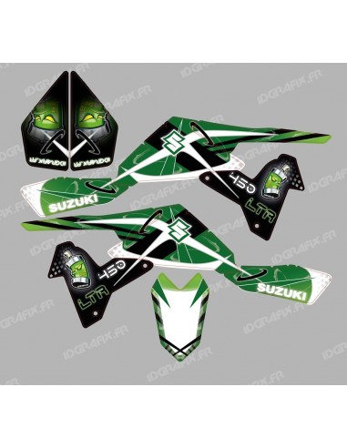 Kit décoration Space Vert - IDgrafix - Suzuki LTR 450