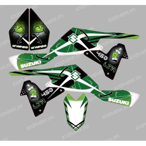 Kit décoration Space Vert - IDgrafix - Suzuki  LTR 450