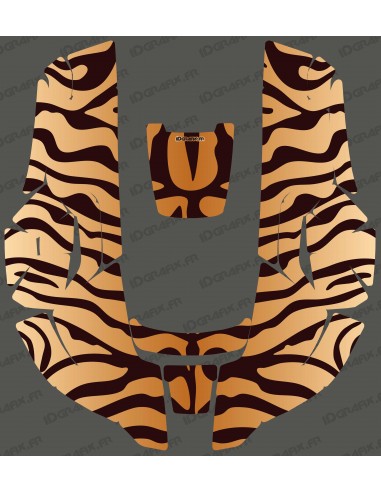 Tiger edition sticker - Husqvarna AUTOMOWER mowing robot - Idgrafix