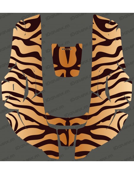 Tiger edition sticker - Husqvarna AUTOMOWER mowing robot - Idgrafix Tiger edition sticker - Husqvarna AUTOMOWER mowing robot - Idgrafix