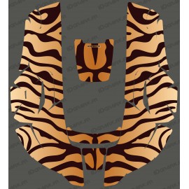Sticker Tigre edition - Robot de tonte Husqvarna AUTOMOWER -automower gamme 300-400