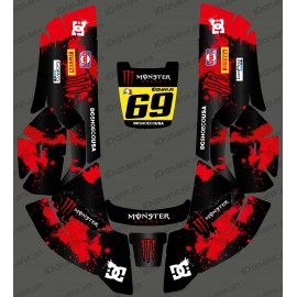Sticker Monster edition (Rouge) - Robot de tonte Husqvarna AUTOMOWER -automower gamme 300-400
