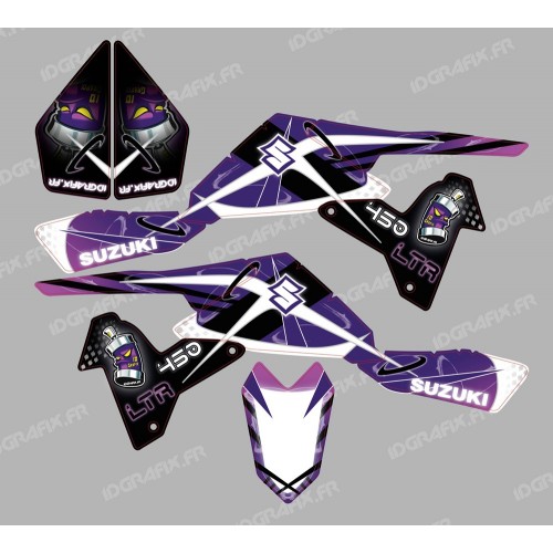 Kit décoration Space Purple - IDgrafix - Suzuki LTR 450-idgrafix
