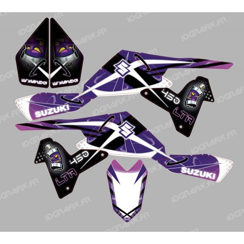 Kit dekor Space Purple - IDgrafix - Suzuki LTR 450