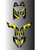 Kit dekor Factory Edition Orange - IDgrafix - Yamaha 700 Raptor