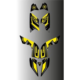 Kit dekor Factory Edition Orange - IDgrafix - Yamaha 700 Raptor