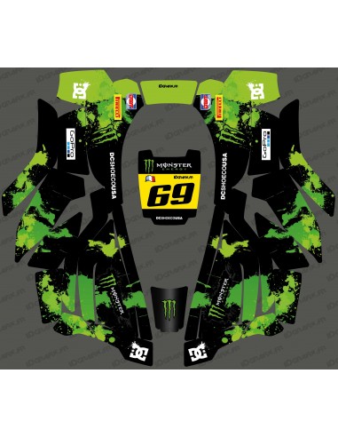 Sticker Monster edition (Grün) - Roboter, mähen Husqvarna AUTOMOWER