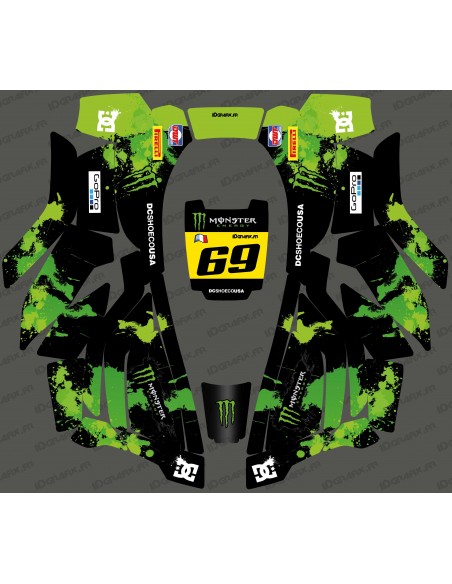 Sticker Monster edition (Grün) - Roboter, mähen Husqvarna AUTOMOWER