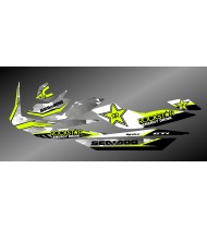 Kit décoration Rockstar Camo Edition Full (Lime) - pour Seadoo GTI