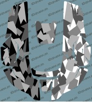 Sticker Camo Edition (Grey) - Robot mower Husqvarna AUTOMOWER