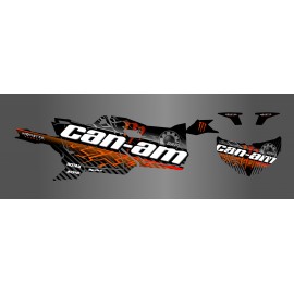 Kit de decoració de Llamps Edició (Taronja) - Idgrafix - Can Am Maverick ESPORT -idgrafix