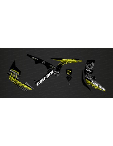 Kit de decoración de Rayos Edición Completa (Amarillo) - IDgrafix - Can Am Renegade