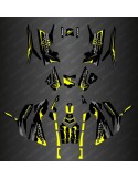 Kit décoration Monster Yellow Edition (Full) - IDgrafix - Polaris 850/1000 Scrambler