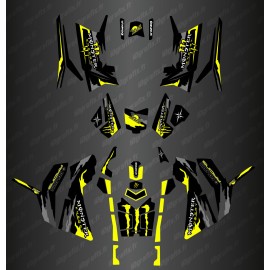 Kit décoration Monster Jaune Edition (Full) - IDgrafix - Polaris 850/1000 Scrambler