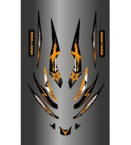 Kit décoration Rockstar Orange pour Seadoo RXT 215-255