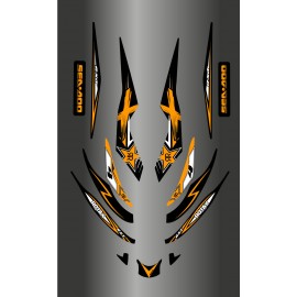 Kit decoration Rockstar Orange for Seadoo RXT 215-255 - IDgrafix