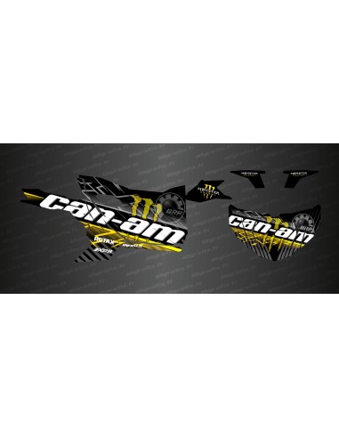 Kit décoration Lightning Edition (Jaune) - Idgrafix - Can Am Maverick SPORT